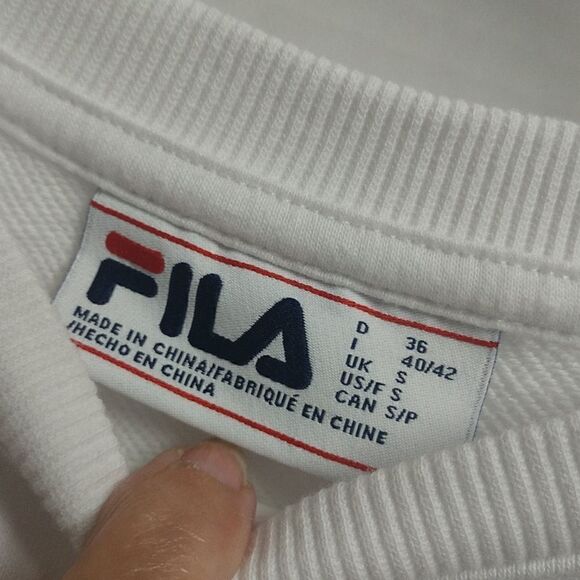 Fila Lightweight Cotton Sweatshirt Size Small - Picture 4 of 4